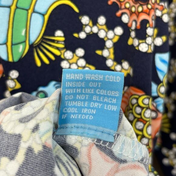 J McLaughlin 3/4 Sleeve Tee T-Shirt Top Size Small Catalina Cloth Fish C056 -11 - Picture 8 of 15